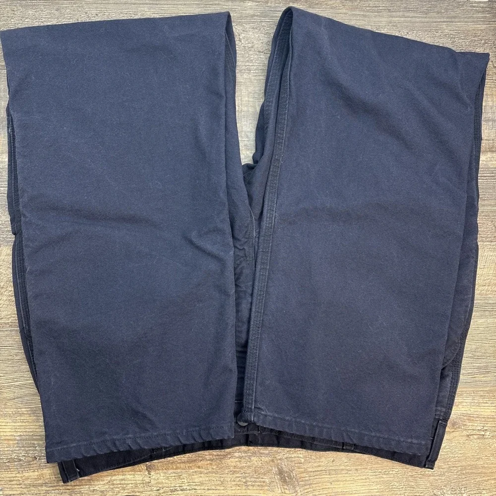 Carhartt FR Pants Navy‎ Flame Resistant NFPA 2112 Men's 40X36 (Measure 40X35)